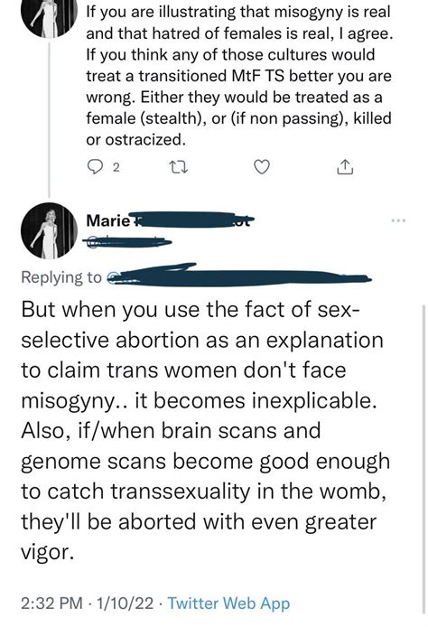 Trans Identified Male Says That Once We Identify Trans Fetuses In The Womb They Will Be Aborted