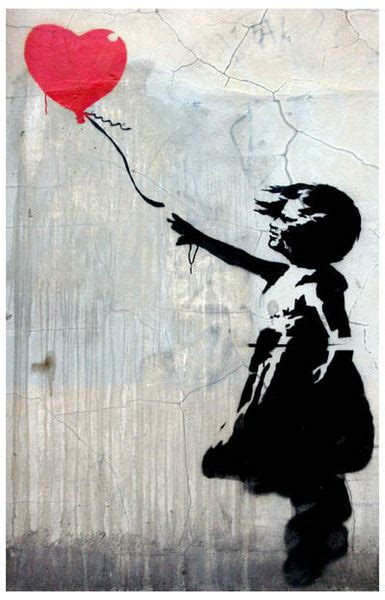 Banksy Balloon Girl Poster 11x17 Bananaroad