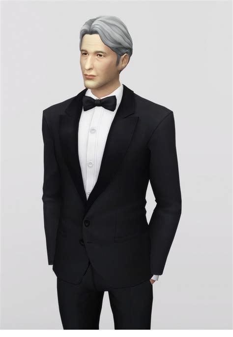 Bow Tie For M Suit Top At Rusty Nail Sims 4 Updates
