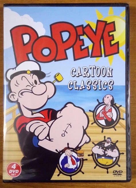Popeye Cartoon Classics 4 Dvd Set Dvd Dvds
