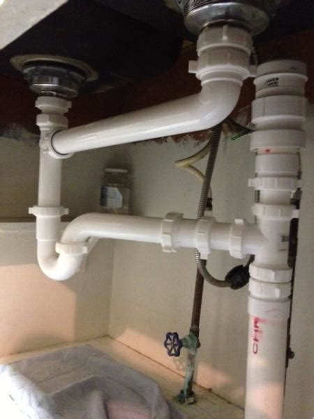 Plumbing pipes, fittings and connectors come in various sizes, but the standard sink drainpipe is 2 inches in diameter. New Under Sink Plumbing Issues - DoItYourself.com ...