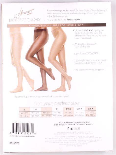 Hanes Perfect Nudes Sheer To Waist Run Resistant Light Tummy Control Hosiery Br Ebay