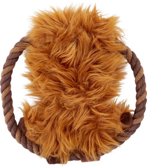 Fetch For Pets Star Wars Chewbacca Squeaky Plush Rope Dog Toy 8 In