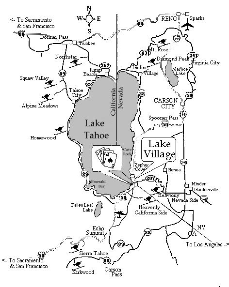 28 Ski Resorts In Tahoe Map Maps Online For You