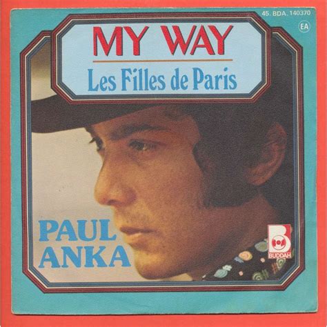 My Way Les Filles De Paris De Paul Anka Claude Francois Sp Chez Neil93 Ref119588392