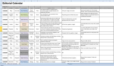 6 Tips On Creating An Editorial Calendar For Your Content Marketing6