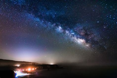 Wallpaper Pemandangan Air Ruang Langit Bintang Bumi Bima Sakti