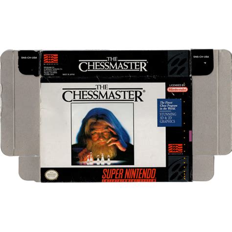 Chessmaster Super Nintendo Snes Box For Sale Dkoldies