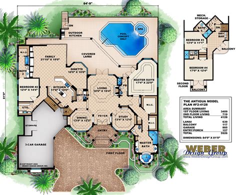 Mediterranean House Plans Architectural Style Incorporates Luxury