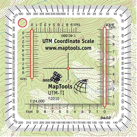 Utm Ruler For Trails Illustrated Maps Wide World Maps And More