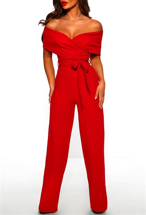 pin by louise shaw on jumpsuits and playsuits red jumpsuits outfit fashion red jumpsuit