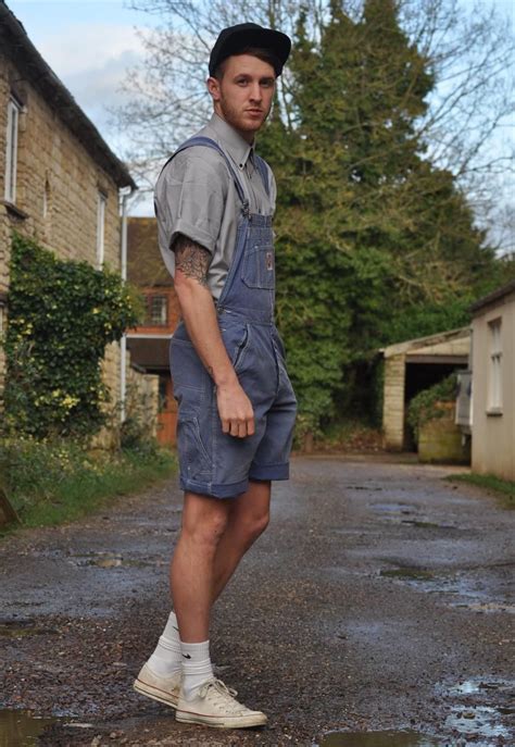 Guys In Overalls Please Things To Wear Men Overalls Casual Wear