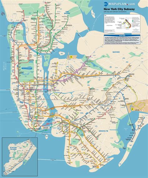 Free Printable Map Of Manhattan