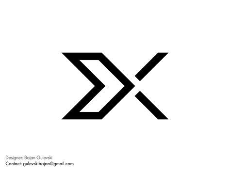 X Logo Design By Bojan Gulevski On Dribbble