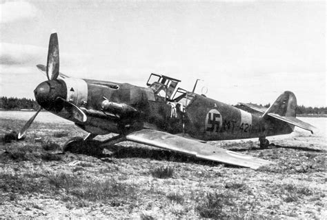 Messerschmitt Bf 109g Crash Landing Wings Tracks Guns
