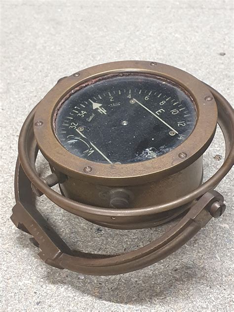 Sestrel Marine Compass Vintage Brass Vgc Etsy