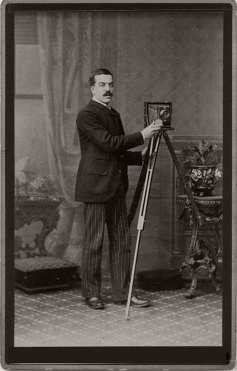 Vintage 19th Century Photographers With Their Cameras Monovisions
