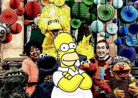 That Time When The Simpsons Appeared In Sesame Street Cartoon Amino