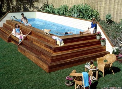 Wooden Above Ground Swimming Pools Pool Design Ideas
