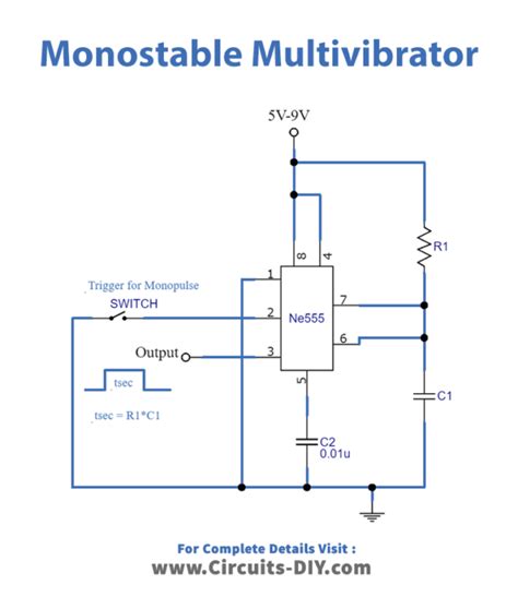 Monostable Multivibrator Circuit