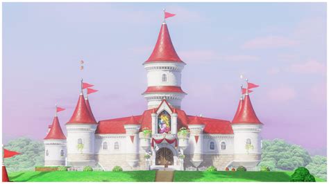 Princess Peach Castle Mario Odyssey