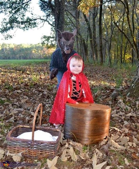 little red riding hood and the big bad wolf halloween costume idea original diy costumes