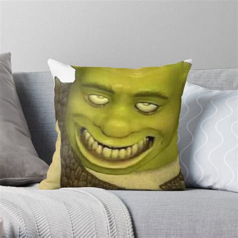 Shrek Meme Throw Pillow For Sale By Basakyavuz Redbubble