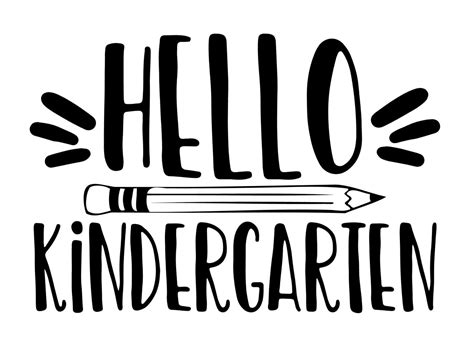 Hello Kindergarten Svg Graphic By Thesmallhouseshop Creative Fabrica