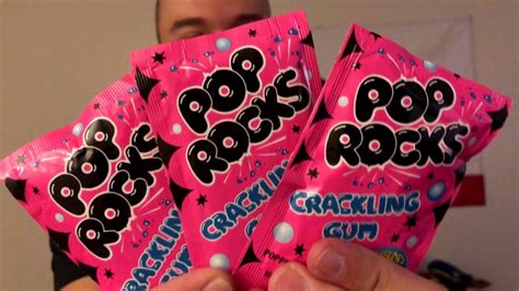 Trying Pop Rocks Crackling Gum Youtube