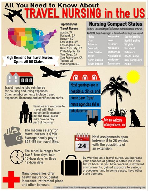 All You Need To Know About Travel Nursing In The Us Infographic