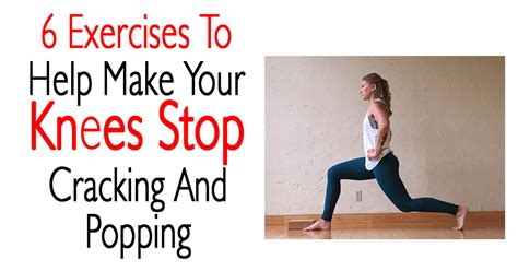 Exercises To Help Make Your Knees Stop Cracking