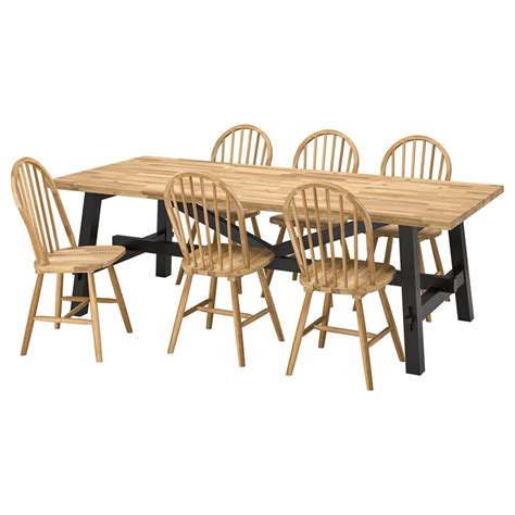 Skogsta Skogsta Table And 6 Chairs Acaciaacacia 235 Cm Ikea