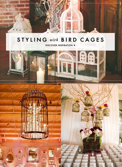 Trends We Love Birdcage Wedding Décor Birdcage wedding decor Wedding birdcage Boho wedding