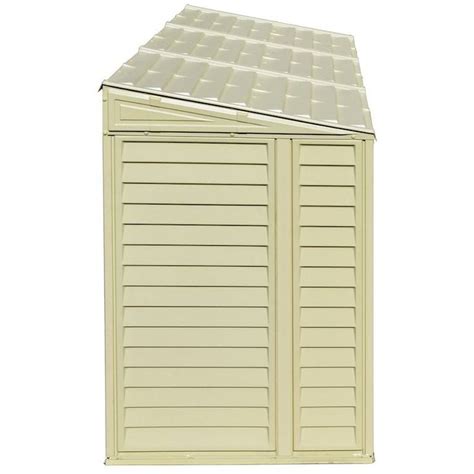 Duramax Sidemate 4x8 Vinyl Lean To Shed With Foundation —