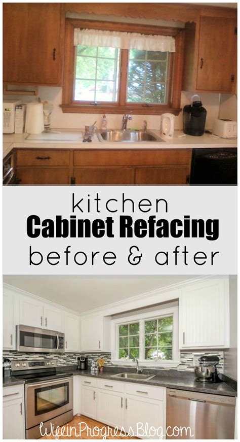 Refacing your cabinets means covering the existing cabinet boxes with a thin veneer (which could a lot of times in older homes, the actual workmanship on the cabinets is really good, lyday says. Kitchen Cabinet Refacing - a cheaper solution than ripping ...