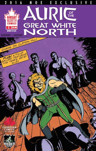Auric Of The Great White North Mini Issue 2 Canadian Indie Comic