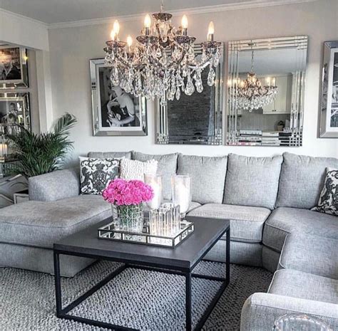 Hollywood Glamour Living Room Decor Home Ideas Design