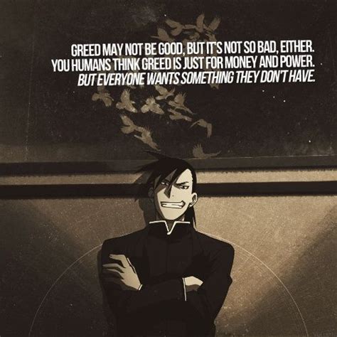 Greed Fullmetal Alchemist Quotes Quotesgram