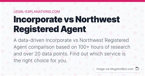 Incorporate Vs Northwest Registered Agent Pricing And Feature Comparison