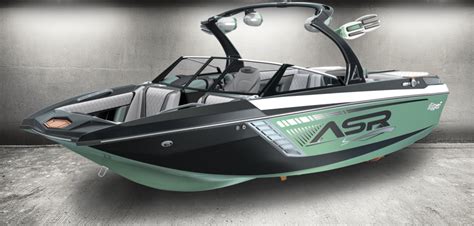 The Tige ASR In Black Turquoise And Teakwood Tige Boats A Premier