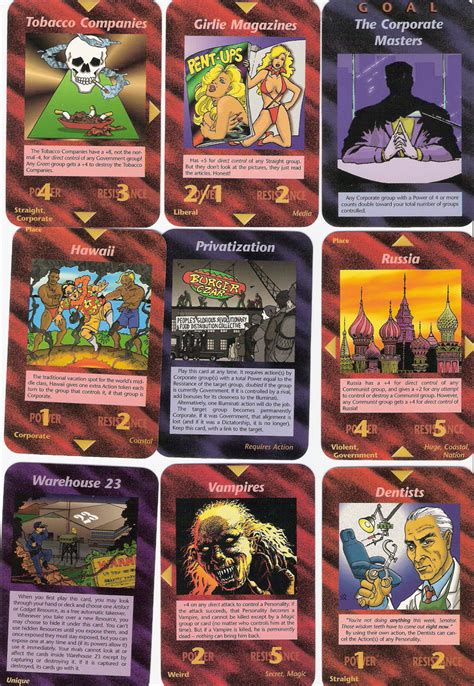 Illuminati card game in order. Comics, Cards & Collectables » ILLUMINATI The New World Order