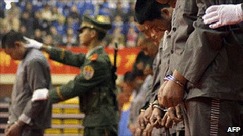 China Ends Death Penalty For 13 Economic Crimes Bbc News