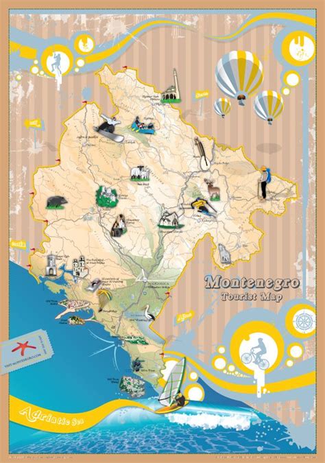 Montenegro Maps Visit Montenegro Montenegro Map Montenegro Tourist Map
