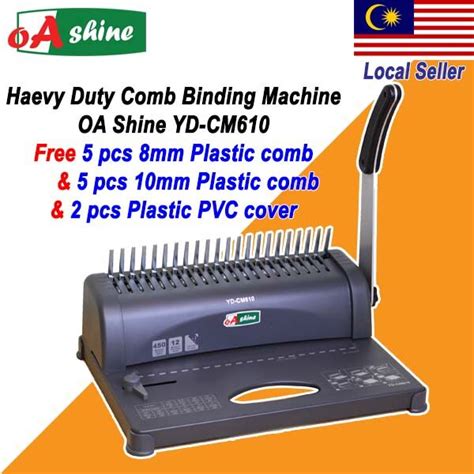 Comb Binding Machine Heavy Duty Binding Machine Plastic Comb