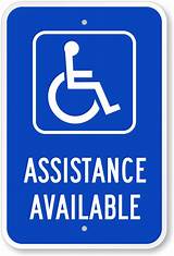 Pictures of Buy Handicap Parking Signs