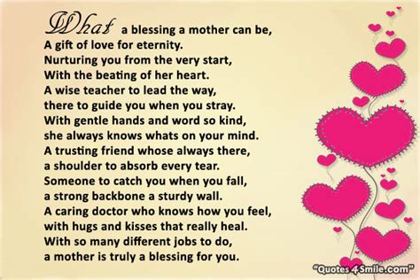 Mothers Are A Blessing Quotes Quotesgram