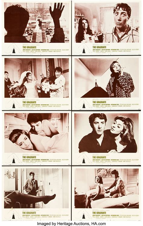 The Graduate Embassy 1968 Lobby Card Set Of 8 11 X 14 Lot 84017 Heritage Auctions