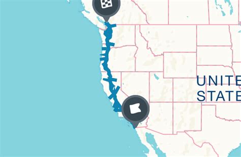 Border To Border The Best Stops Along I 5 Map Interstate 5