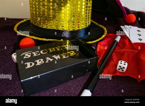 Magic Show Magicians Trick Concept Background Childrens Magic Box