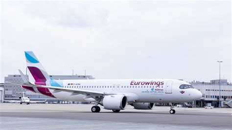 Premierenflug Nach Mallorca Eurowings Schickt Ersten Airbus Neo